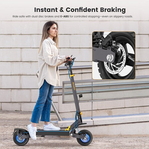 Trottinette électrique Ausom L1, moteur 800 W, 48 V, 15,6 Ah