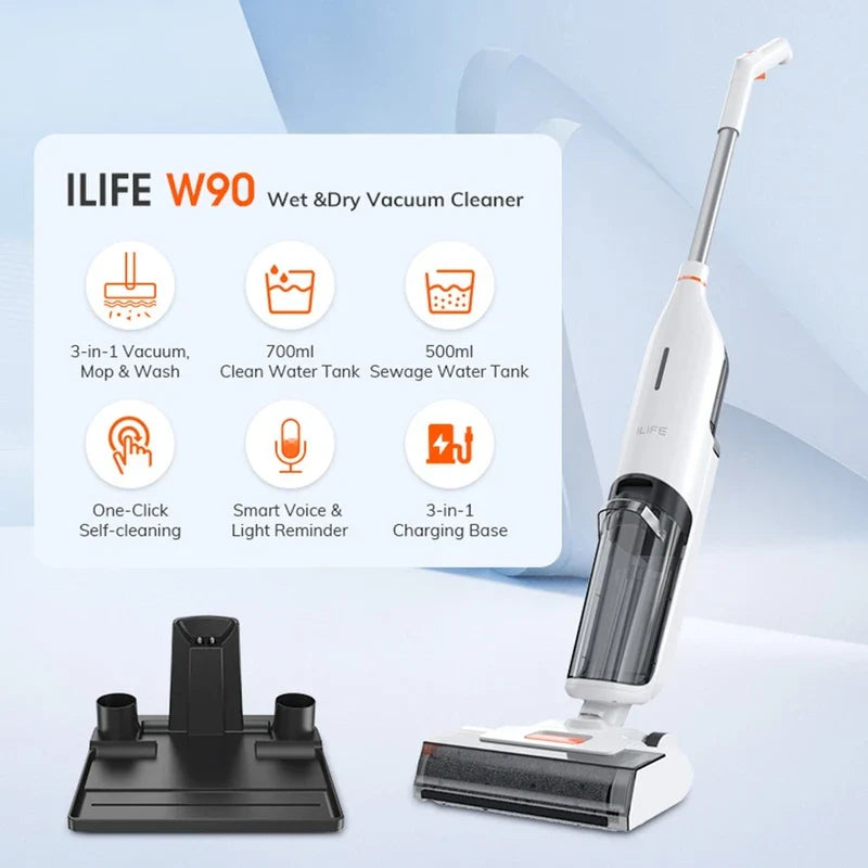 Aspirateur eau et poussière sans fil LIFE W90