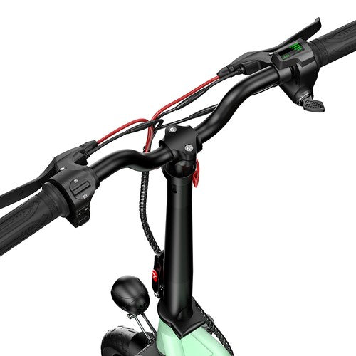 Trottinette électrique iScooter i12 avec siège et panier arrière, 500 W