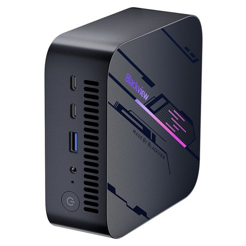 Mini PC Blackview MP100, AMD Ryzen 7 5700U 8 cœurs, 4,3 GHz max., 16 Go de RAM, SSD 512 Go