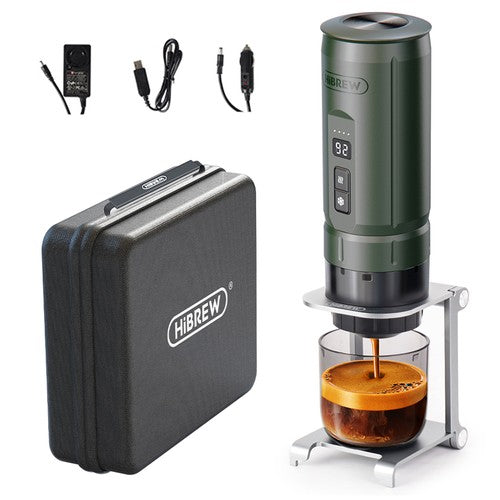 Machine à expresso portable HIBREW H4C, machine à café manuelle pour le camping