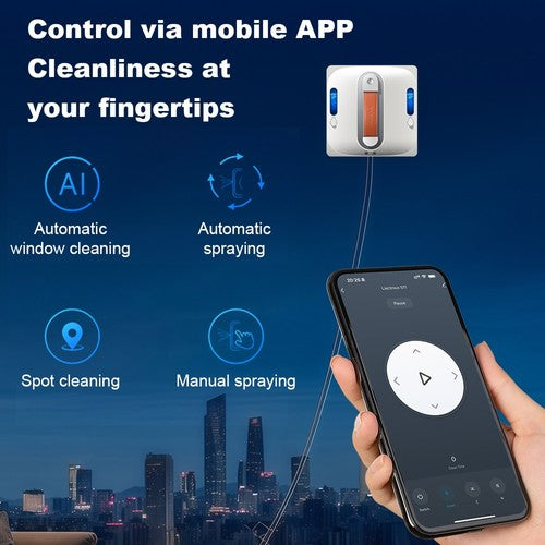 Robot lave-vitres Liectroux S11, 8000 Pa