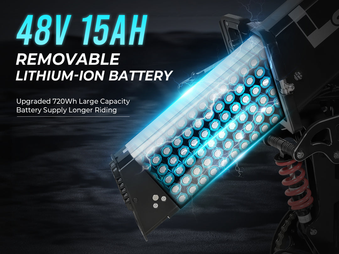 Samebike LO26 Plus 1000W Vélo électrique pliant puissant 