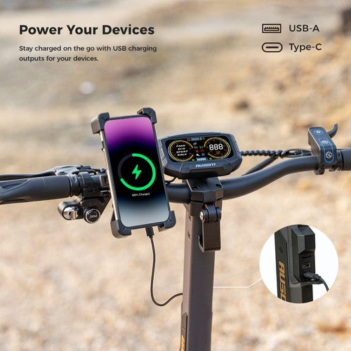 Trottinette électrique Ausom L2 Max, 2 moteurs 1000 W, 48 V 20,8 Ah