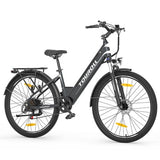 Vélo électrique Touroll J1 ST 27,5 pouces avec moteur 250 W 36 V 15,6 Ah