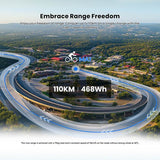 Vélo électrique Touroll MA1, moteur central 250 W, 36 V, 13 Ah