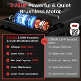 Tapis de course ROBORE U18 avec inclinaison de 12 %, vitesse maximale de 10 km/h