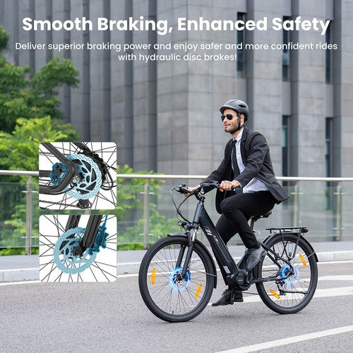 Vélo électrique Touroll Urbano 3, moteur central 250 W