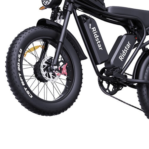 Vélo électrique tout-terrain Ridstar Q20 Pro, moteur 1000 W x 2, double batterie 52 V 20 Ah