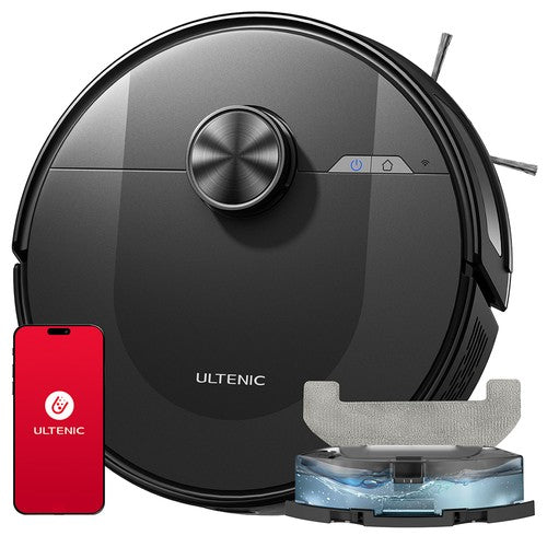 Aspirateur robot Ultenic D10, cartographie rapide LiDAR 15 min, 4 000 Pa