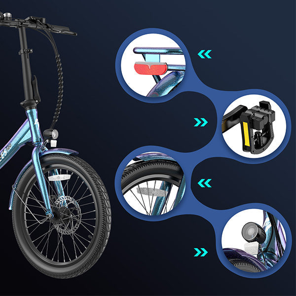 Vélo électrique durable Fafrees F20 18,2 Ah