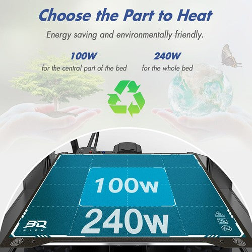 Imprimante 3D BIQU Hurakan, micrologiciel Klipper, mise à niveau automatique, microsonde intégrée