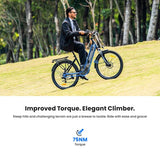 Vélo électrique Touroll MA1, moteur central 250 W, 36 V, 13 Ah