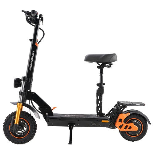 Trottinette électrique TWOFISH V5 MAX avec siège, moteur 800 W, 48 V 18 Ah