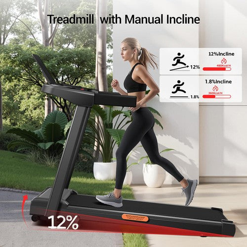 Tapis de course ROBORE SF10 avec inclinaison de 12 %, tapis de course électrique 12 km/h