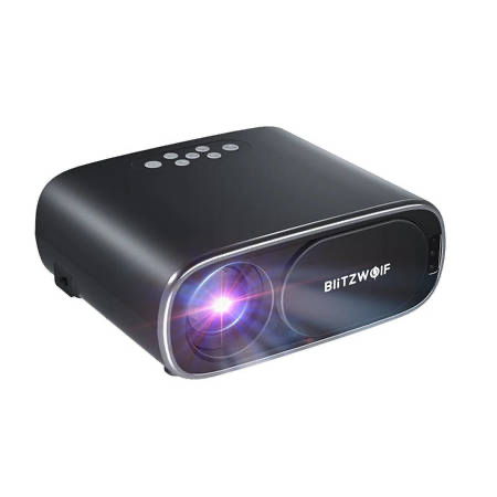 Projecteur LED BlitzWolf BW-V4 1080p, Wi-Fi + Bluetooth