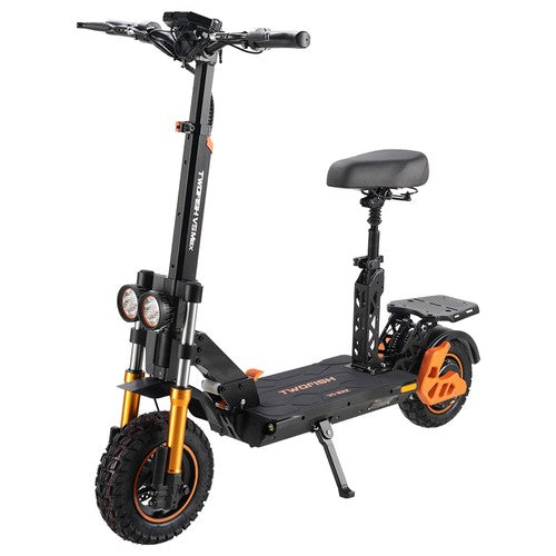 Trottinette électrique TWOFISH V5 MAX avec siège, moteur 800 W, 48 V 18 Ah