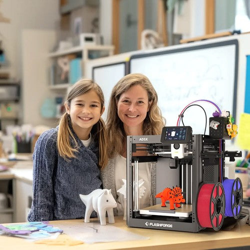 Imprimante 3D Flashforge AD5X, impression 4 couleurs intelligente