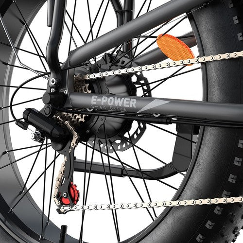 Vélo électrique FENGQS H6PRO, moteur 2 x 1000 W, batterie 52 V 17,5 Ah