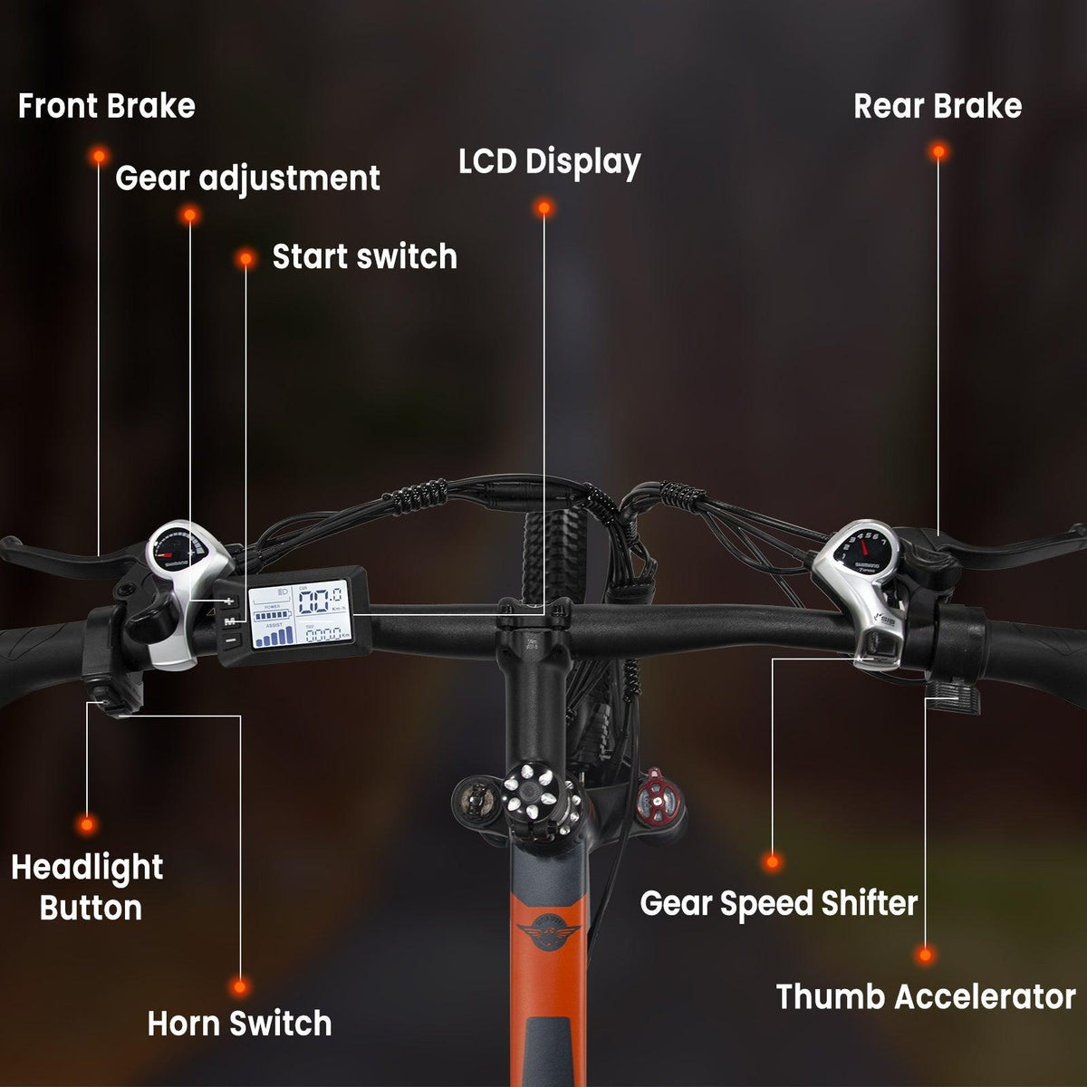 VTT électrique GUNAI GN29 750 W 29 pouces