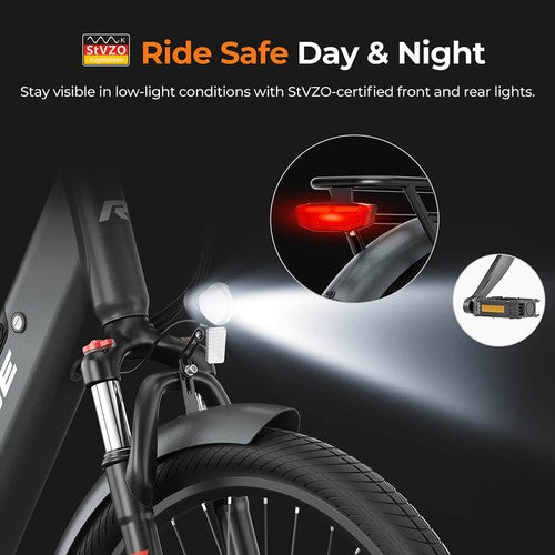 Vélo électrique Foride Roamer 1, moteur 250 W, 36 V, 13 Ah