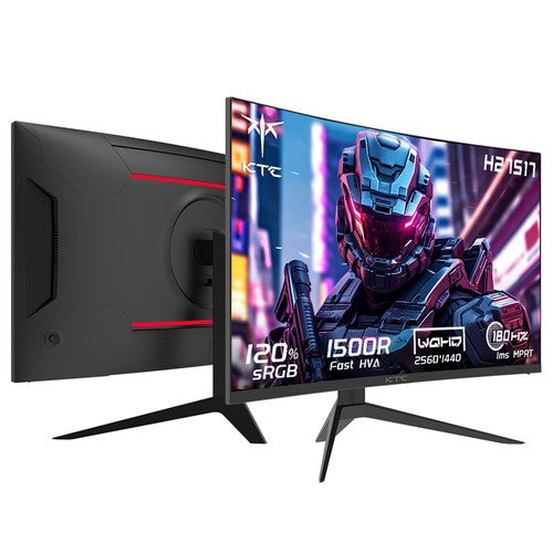 Moniteur de jeu incurvé KTC H27S17 27 pouces 1500R QHD 2560 x 1440 16:9 ELED 180 Hz