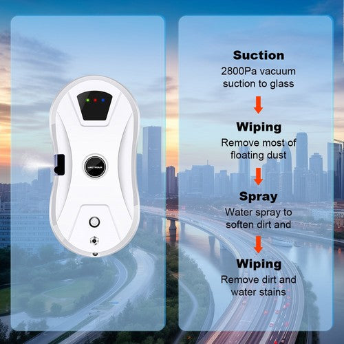 Aspirateur robot lave-vitres Liectroux YW610