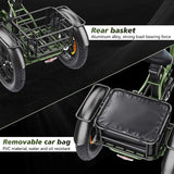 Vélo électrique Hidoes HD-ET1 avec porte-bagages arrière, tricycle électrique