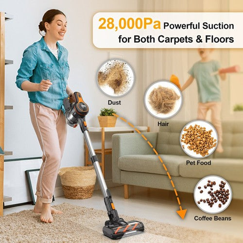 Aspirateur balai sans fil INSE S680, 28 kPa, 250 W