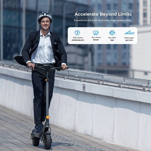 Trottinette électrique Ausom L2, moteur 800 W, 48 V, 15,6 Ah