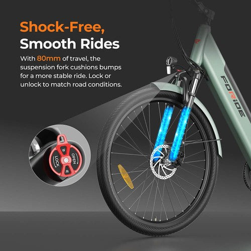 Vélo électrique Foride Roamer 1, moteur 250 W, 36 V, 13 Ah