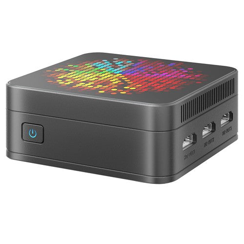 Mini PC RUPA HSI-100MINI, Intel N100 4 cœurs, 3,4 GHz max., 12 Go de RAM, SSD 512 Go