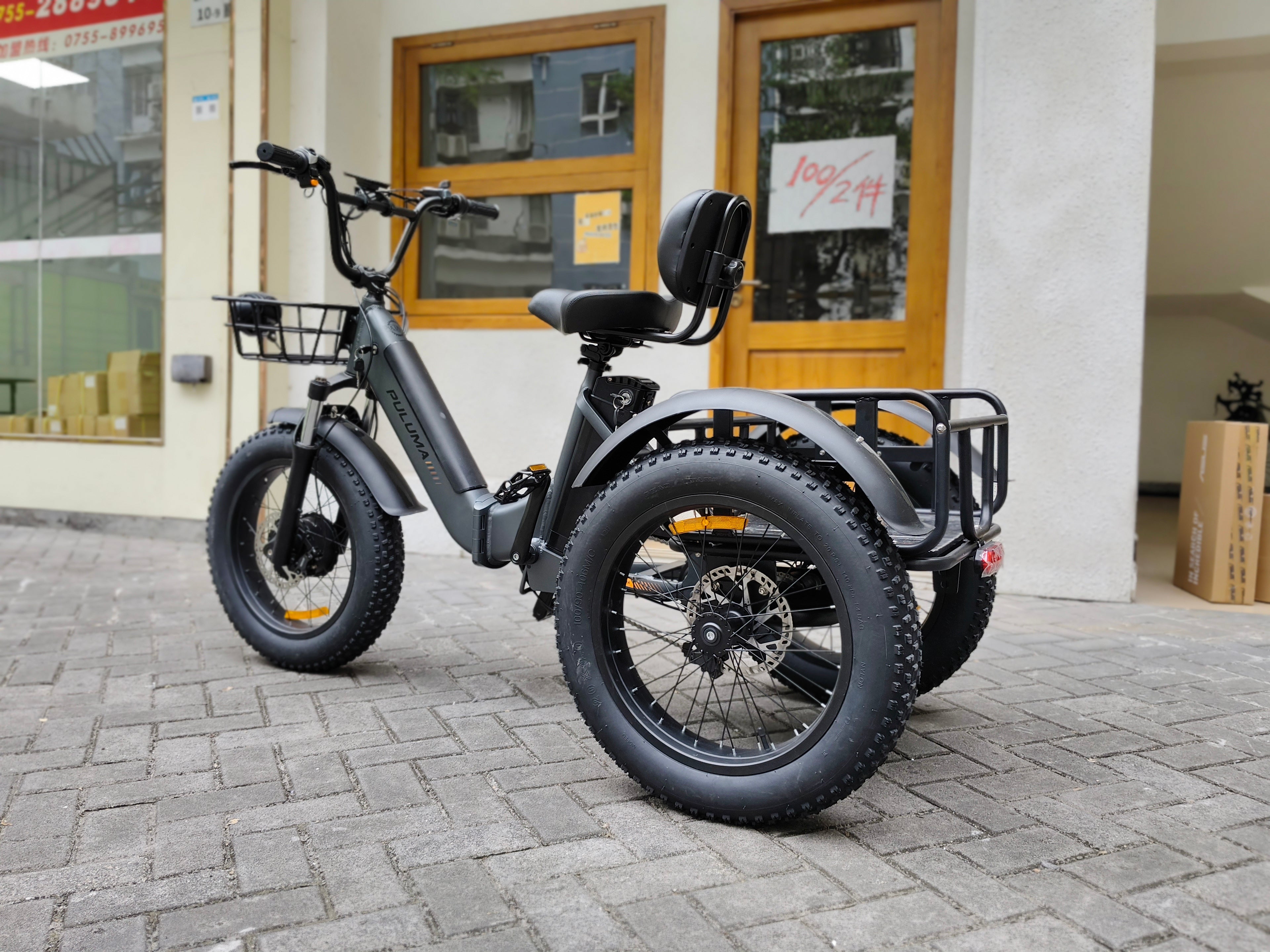 Tricycle électrique PULUMA SL001 27 Ah 500 W *2x