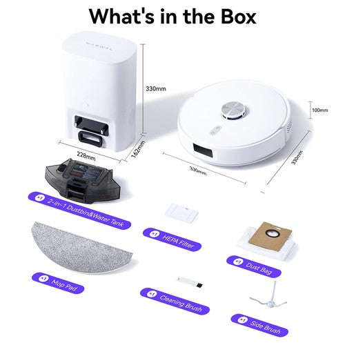 Robot aspirateur et vadrouille Narwal Freo S – 8 000 Pa