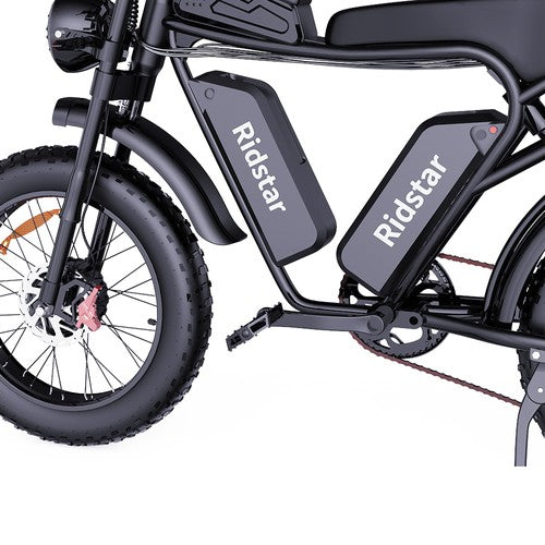 Vélo électrique tout-terrain Ridstar Q20 Pro, moteur 1000 W x 2, double batterie 52 V 20 Ah
