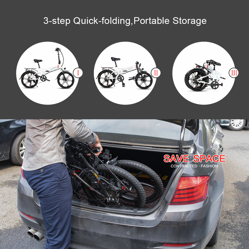 Vélo électrique pliant SAMEBIKE 20LVXD30-II