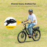 Vélo électrique Eleglide C2, moteur central 250 W, 36 V, 13 Ah