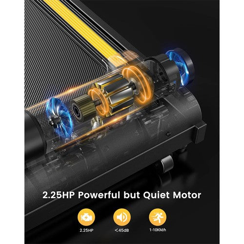 Tapis de course pliable UREVO URTM006, vitesse maximale 1-10 km/h