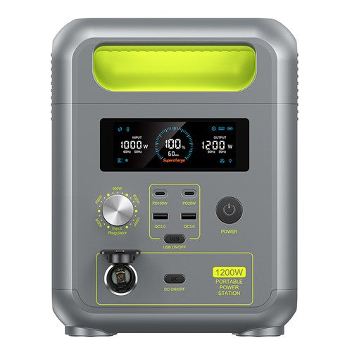 Centrale électrique portable FOSSiBOT F1200, capacité de 1 024 Wh, puissance nominale de 1 200 W