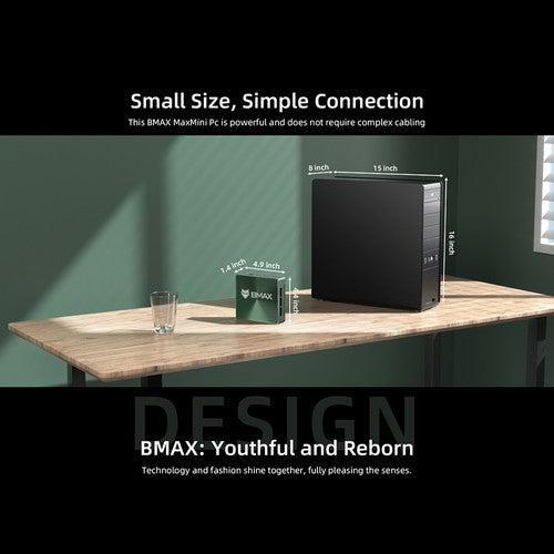 Mini PC BMAX B6 Plus, Intel Core i3-1000NG4 jusqu'à 3,2 GHz