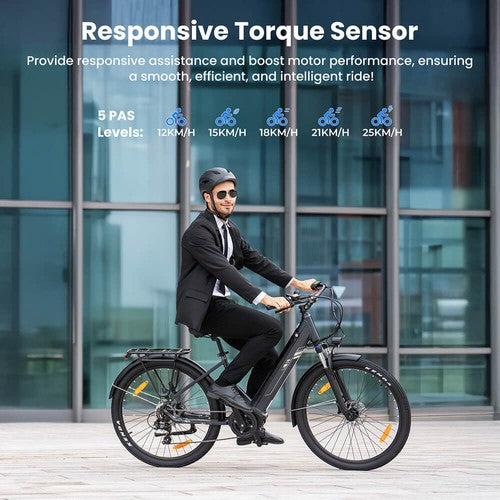 Vélo électrique Touroll Urbano 3, moteur central 250 W