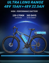 Vélo électrique DUOTTS C29-K 37,5 Ah