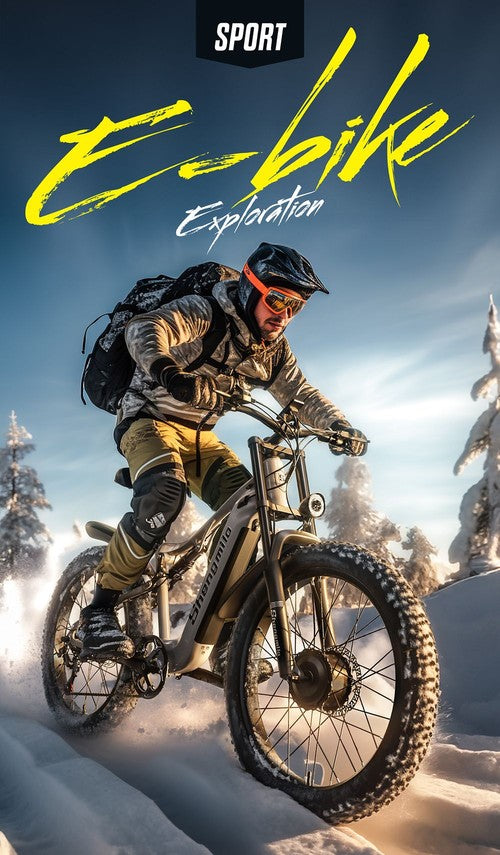 Vélo électrique Shengmilo S600 1000 W x 2 moteurs 48 V 17,5 Ah