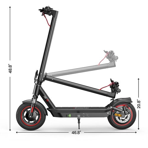 Trottinette électrique iScooter i10, moteur 650 W, 36 V, 15 Ah