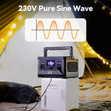 Station d'alimentation portable Flashfish P63 520 Wh/140 400 mAh