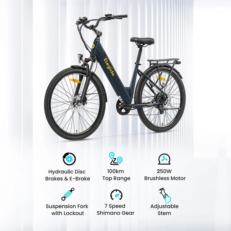 Vélo électrique Eleglide T2, moteur 250 W, 36 V, 13 Ah