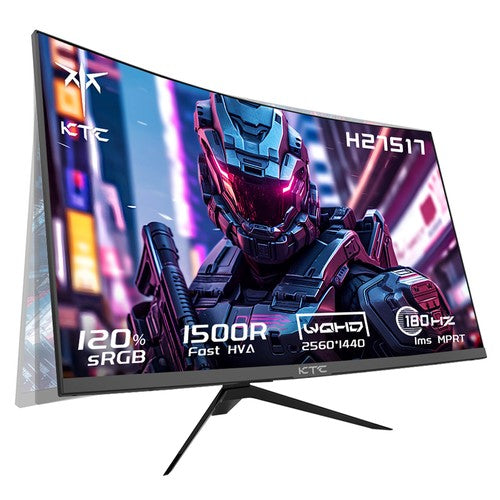 Moniteur de jeu incurvé KTC H27S17 27 pouces 1500R QHD 2560 x 1440 16:9 ELED 180 Hz