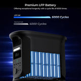 Centrale électrique portable Ampace Andes 1500, 1 462 Wh LiFePO4, 2 400 W