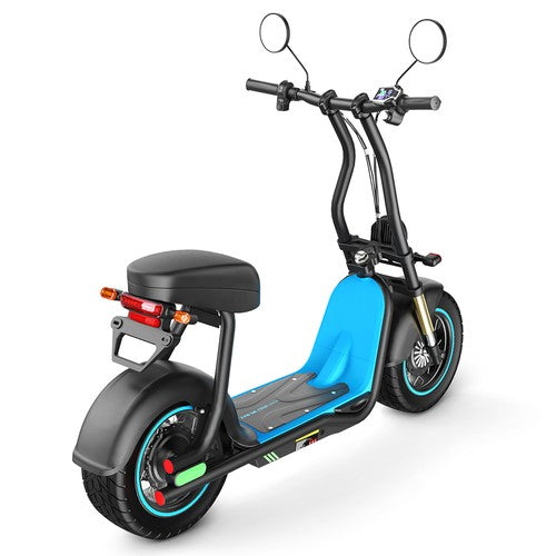 Trottinette électrique Honeywhale M5 Max avec siège, pneus pneumatiques en caoutchouc de 14 pouces, 1000 W