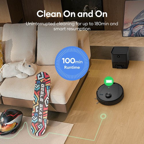 Aspirateur robot Ultenic T10 Lite avec navigation LiDAR, 4 500 Pa